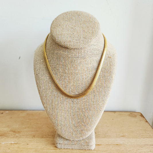 Anne Klein Goldtone Fishbone Necklace with Toggle Closure