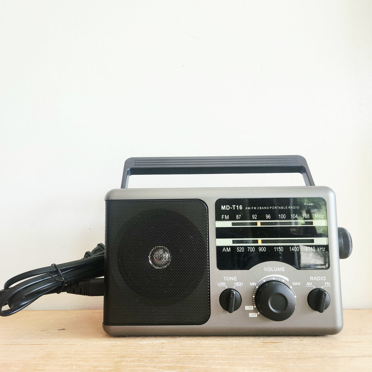 AM FM Portable Radio Battery Operated and Plug In