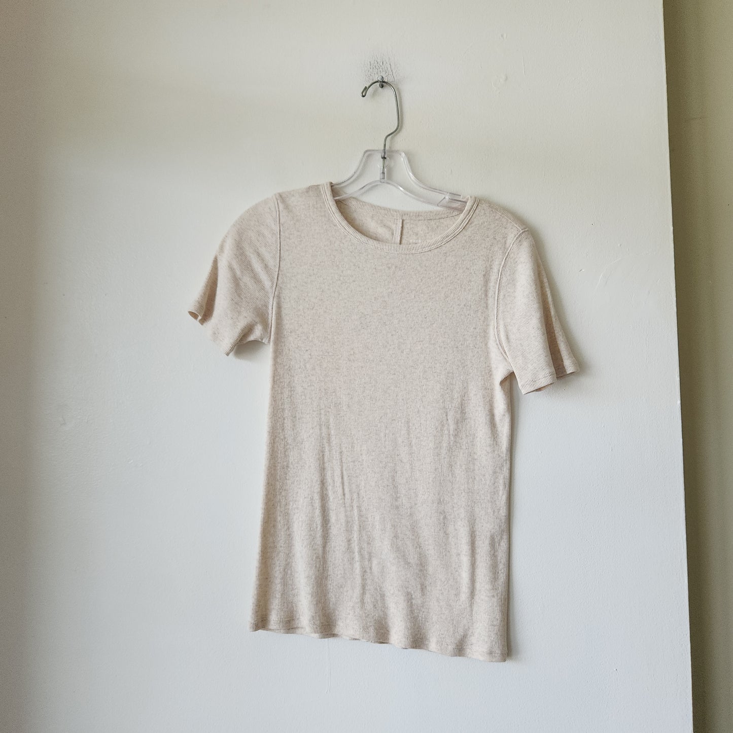 Everlane Supima Cotton Micro Rib Tee - M
