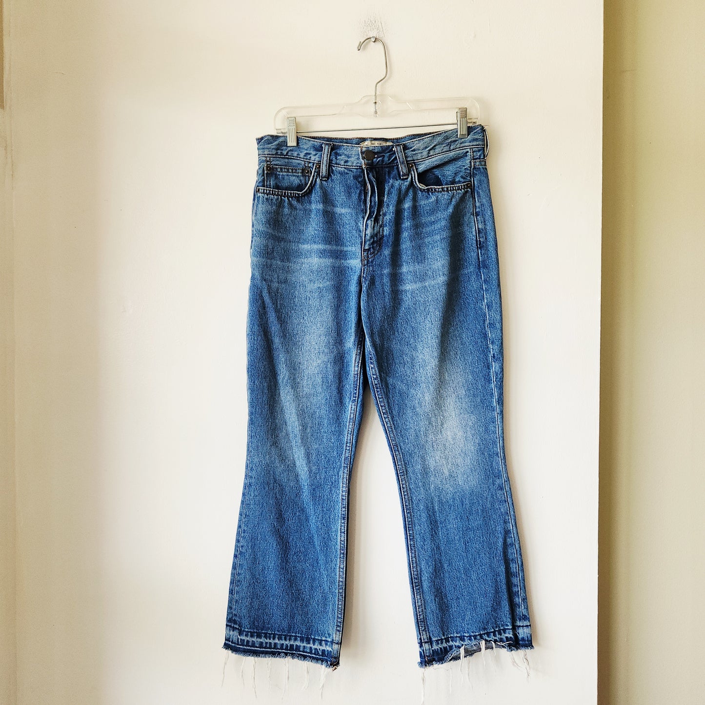 Free People Jeans with Distressed Hem - size 27