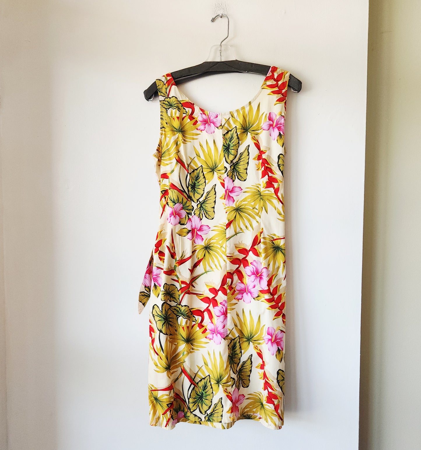 Hilo Hattie 100% Cotton Wrap Front Dress - L