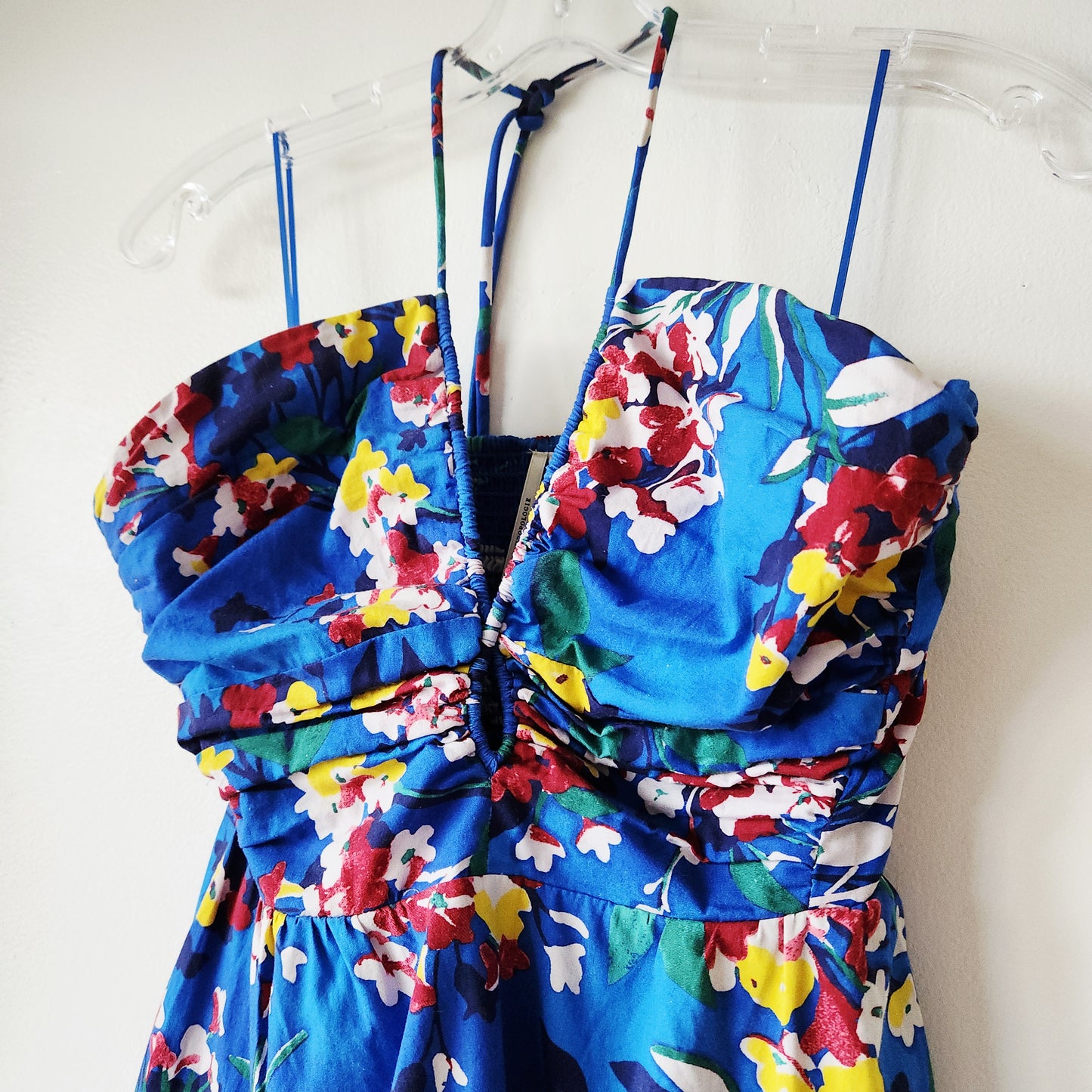 by Anthropologie Fit & Flare Halter Dress - XS