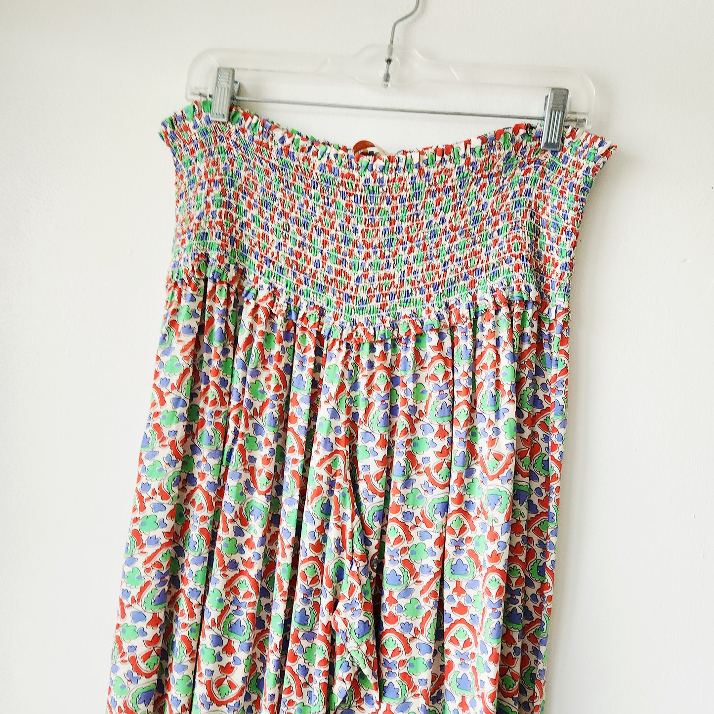 Tory Burch Pull On Pants with Smocked Waistband - L