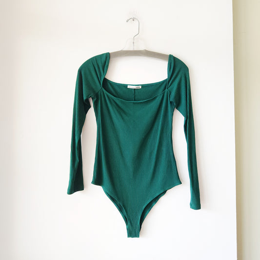 Reformation Jeans Ribbed Body Suit - M