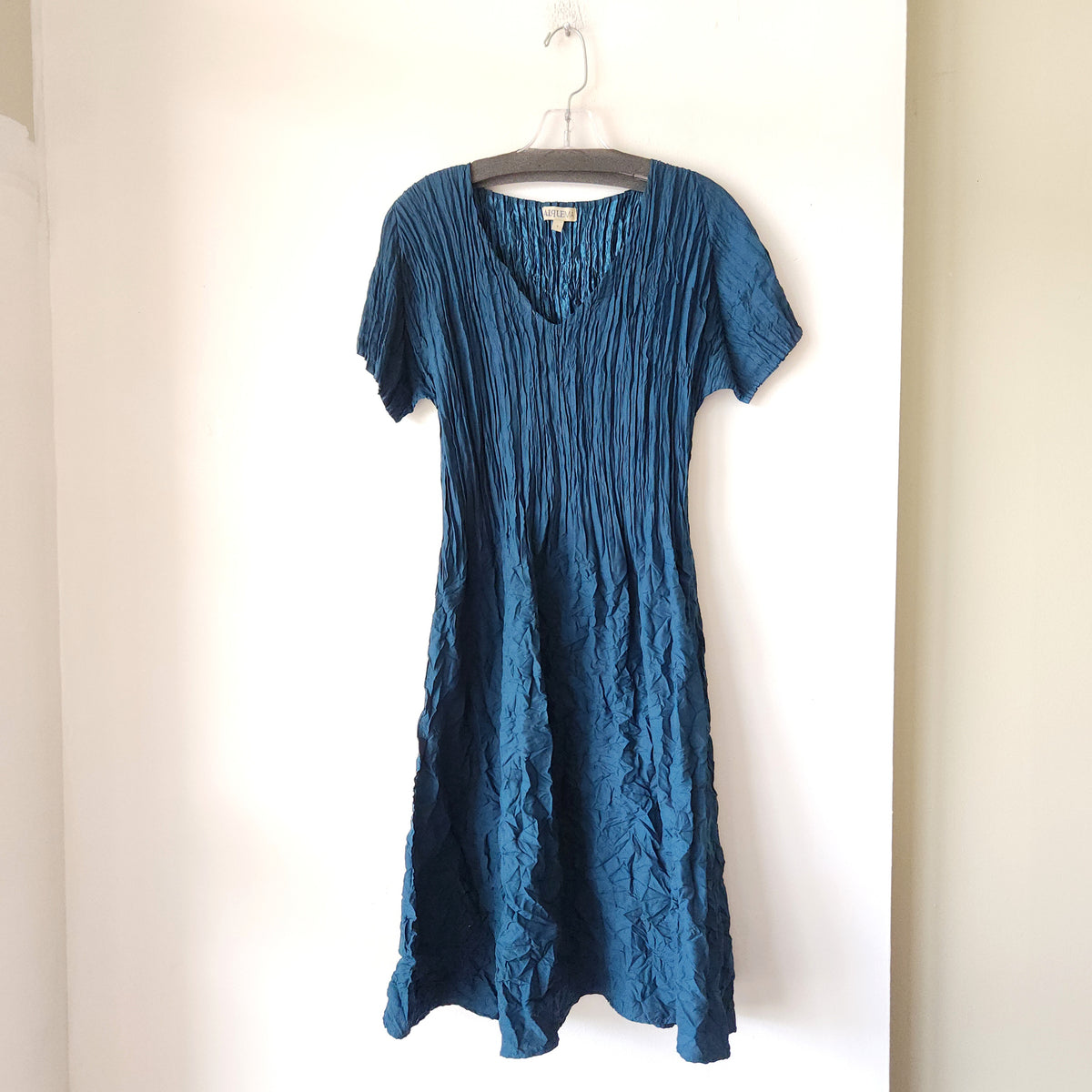 Alquema Pleated Crinkle Dress - M/L