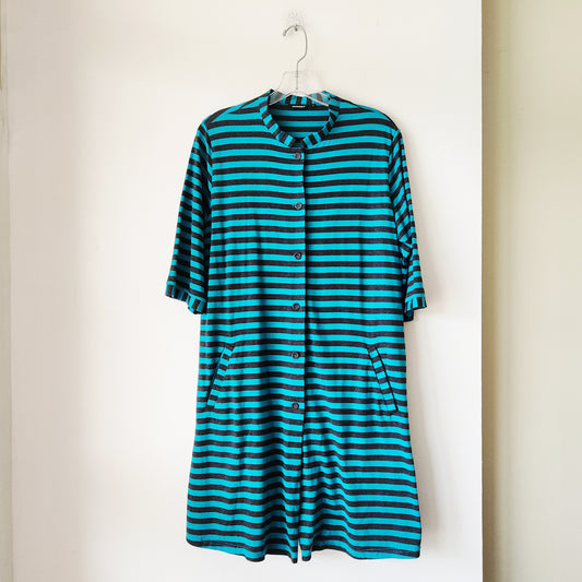 Marimekko Jersey Striped Jacket/Top with Buttons - XL