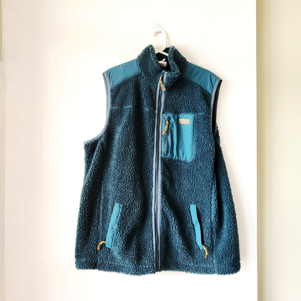 LL Bean Sherpa Fleece Long Line Vest - XXL