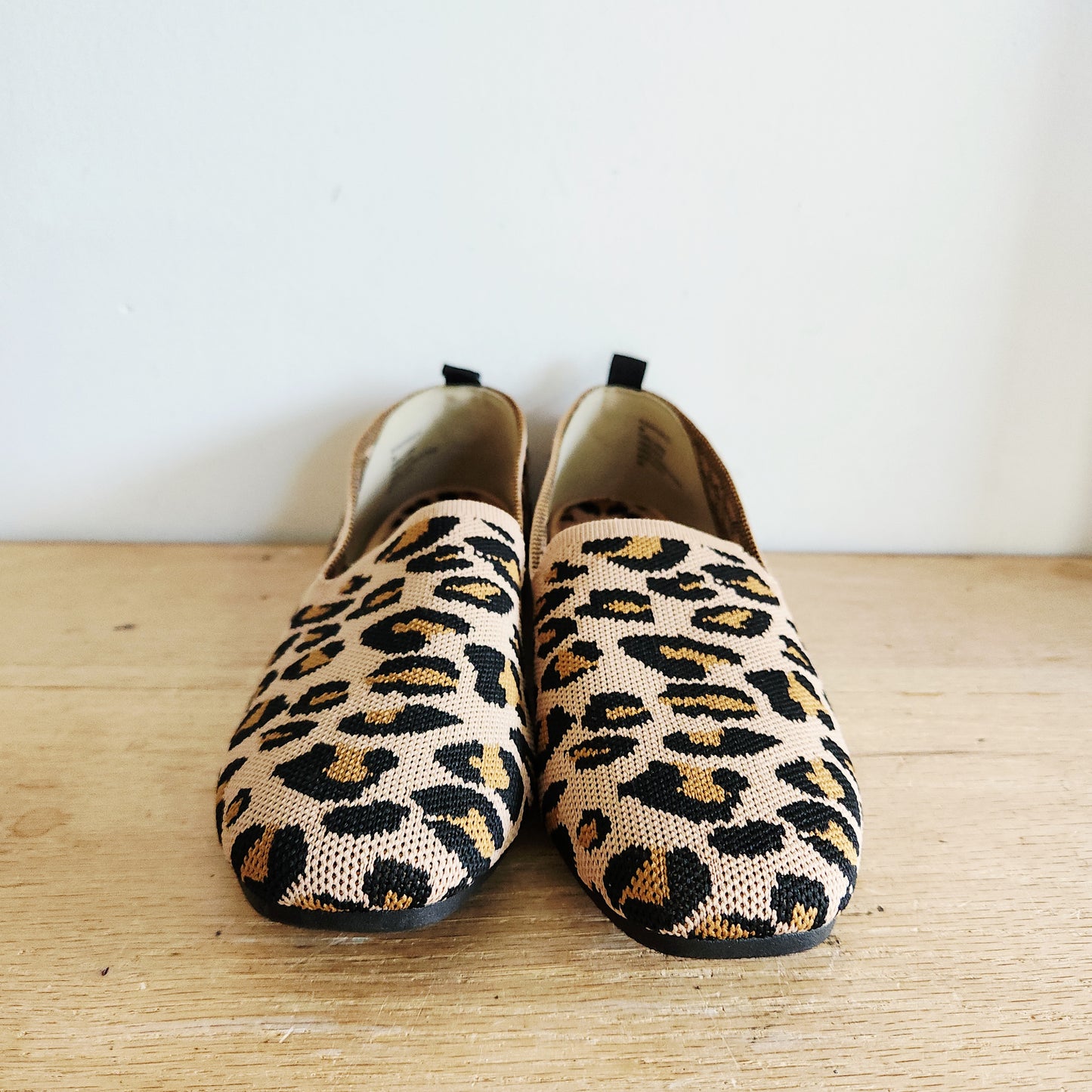 Steve Madden Leopard Print Knit Loafers - size 9M - New
