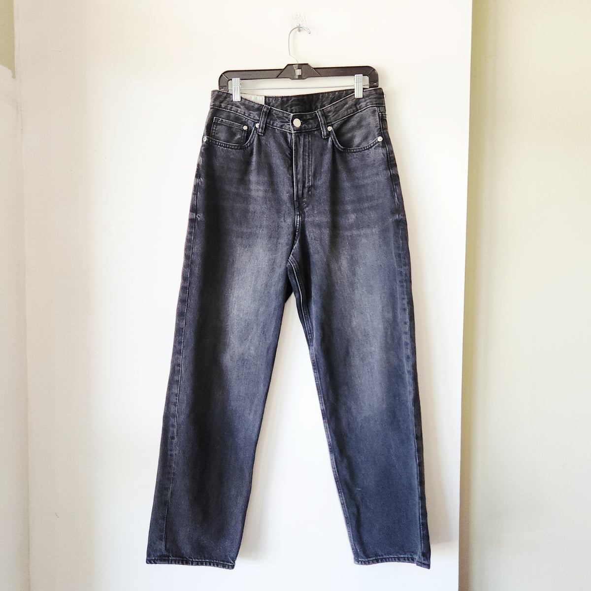 H&M Loose Fit Washed Black Jeans - 30 x 32