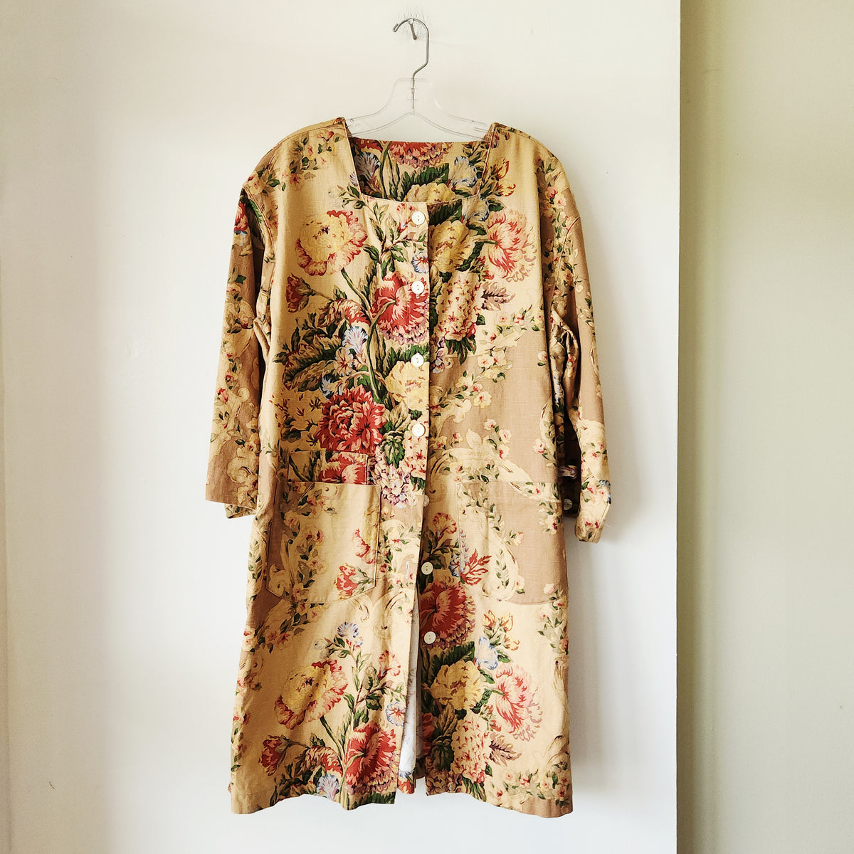 Vintage Gianni Rose Tunic with Buttons - approx M/L
