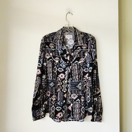 Panhandle Western Style Snap Front Shirt - M