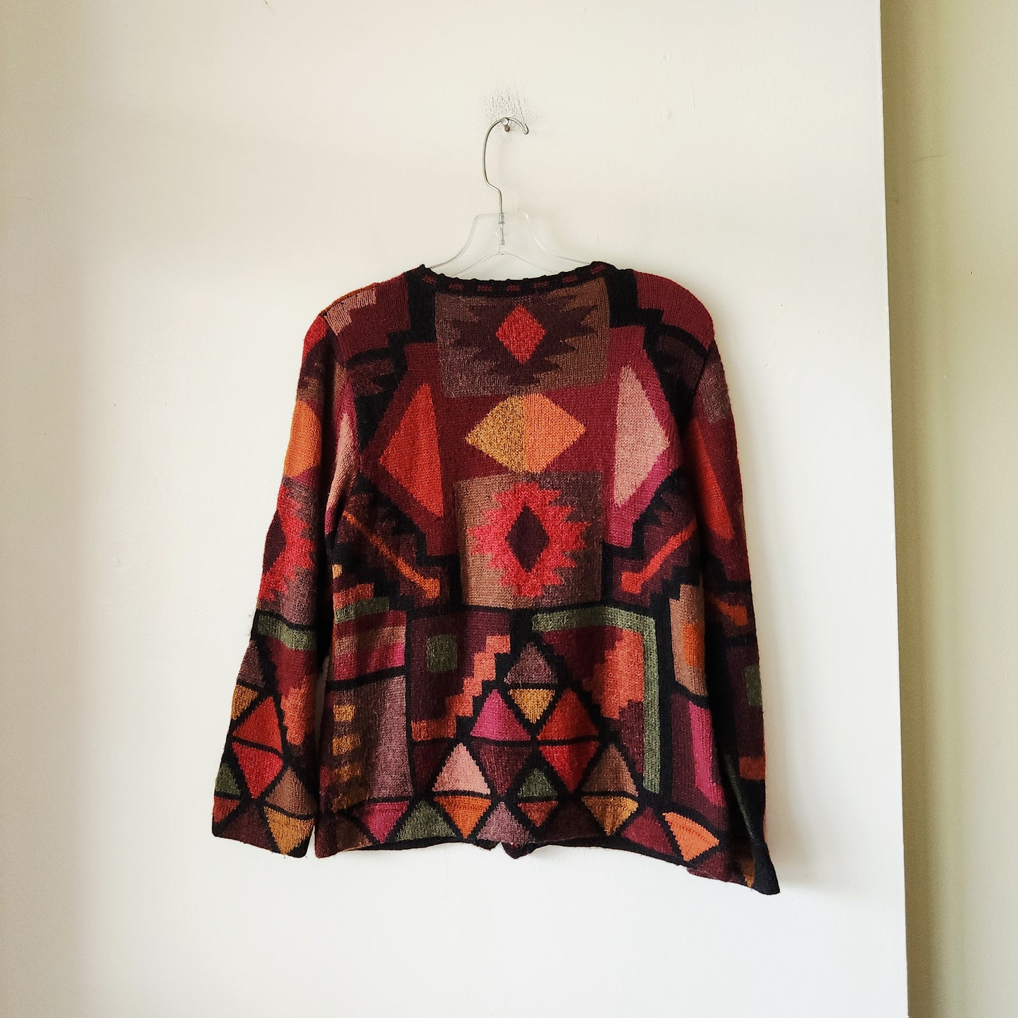 Alpaca & Wool Blend Cardigan - S