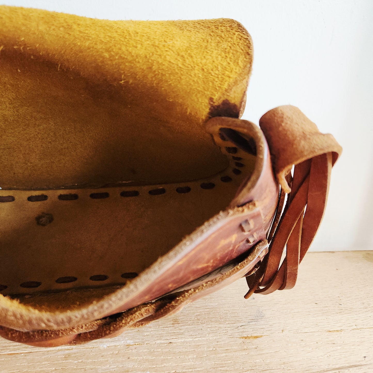 Vintage Handmade Leather Purse