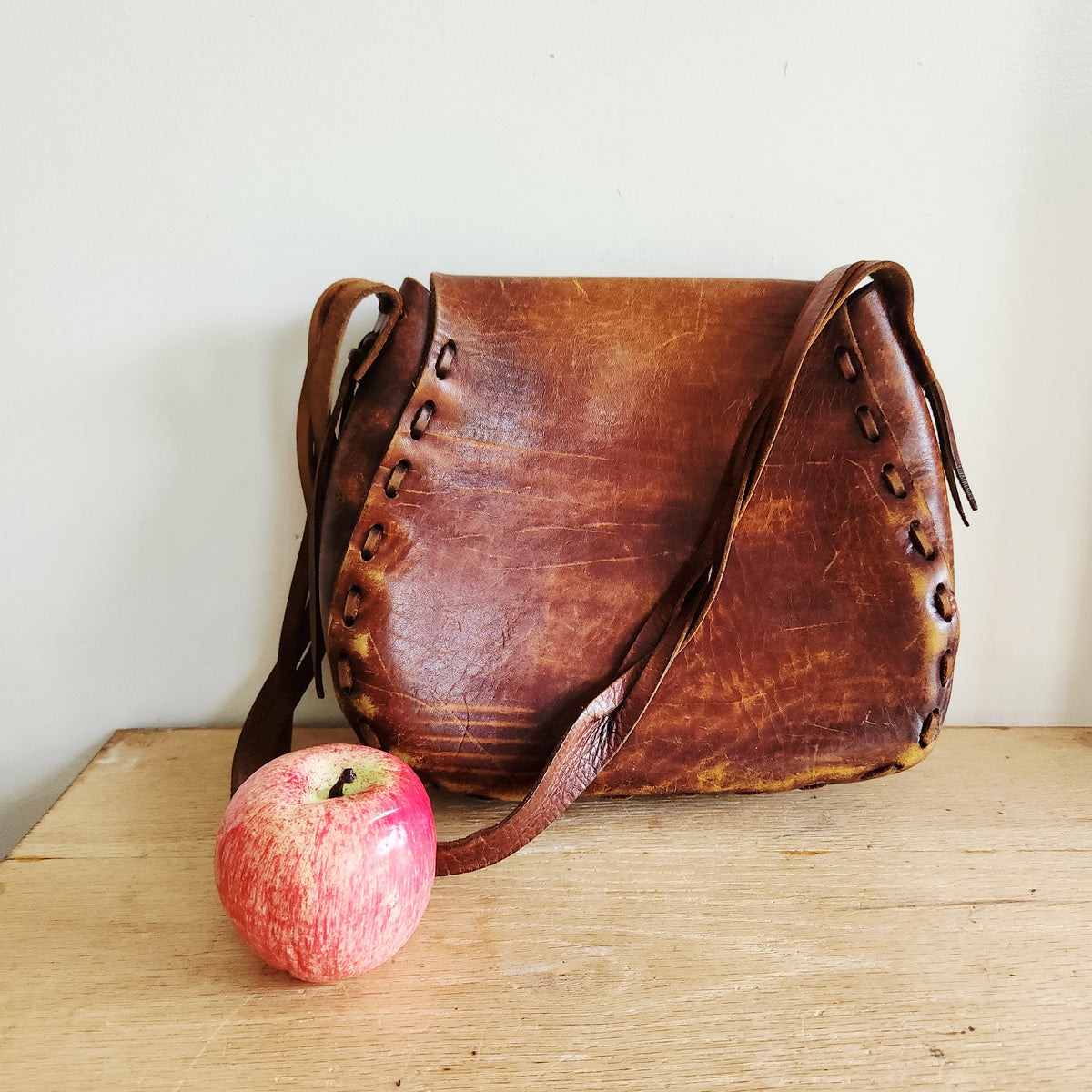 Vintage Handmade Leather Purse