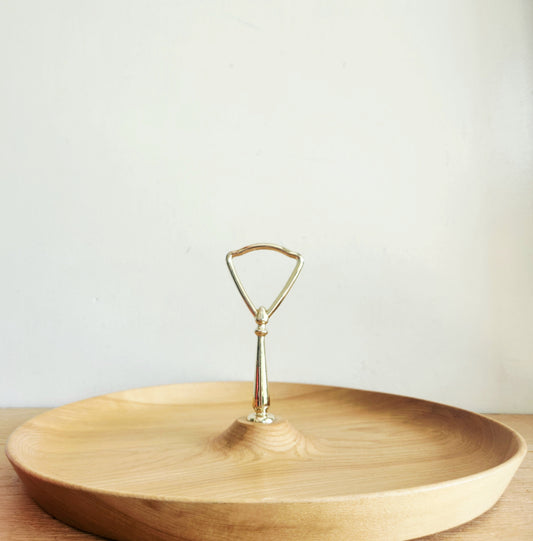 Woodbury Woodware Handturned Shelburne VT Wooen Nut Dish 12"