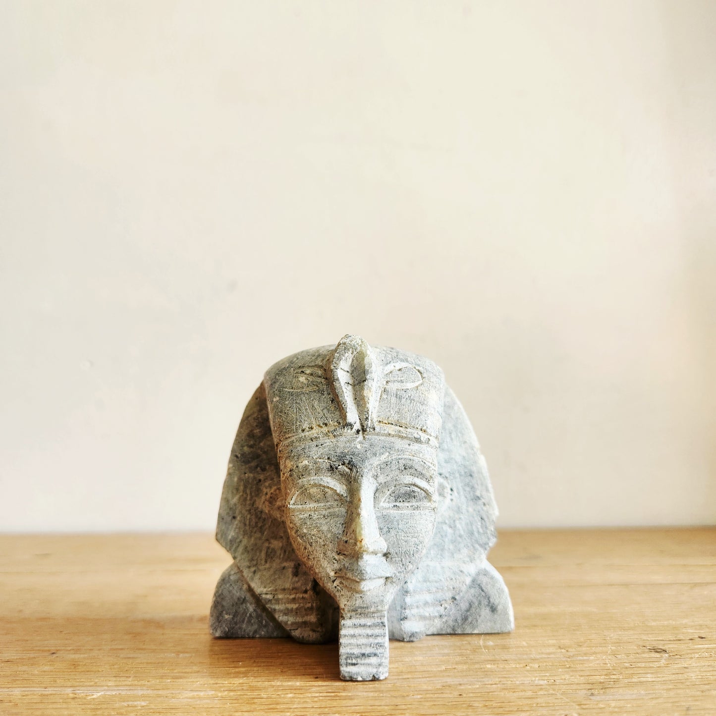 Phoroah Bust Figurine 4" Soapstone