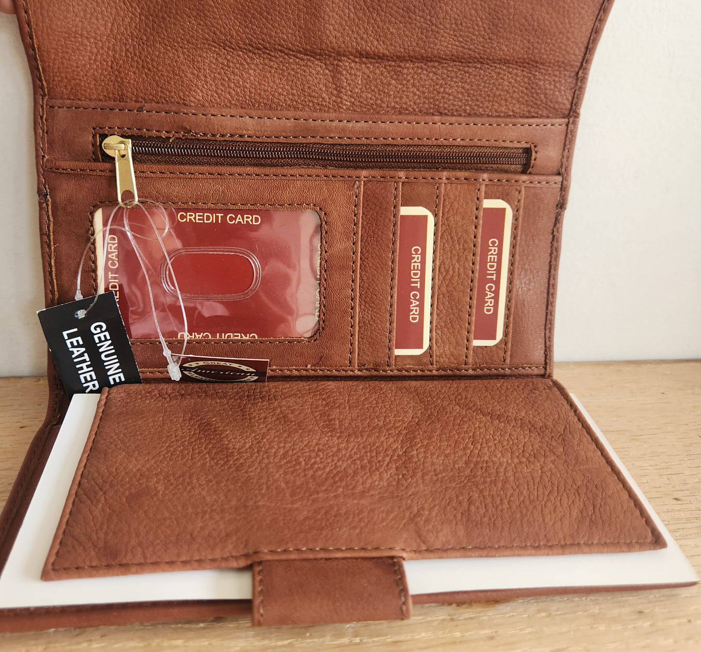 Great American Leather Works Co. Flap Wallet