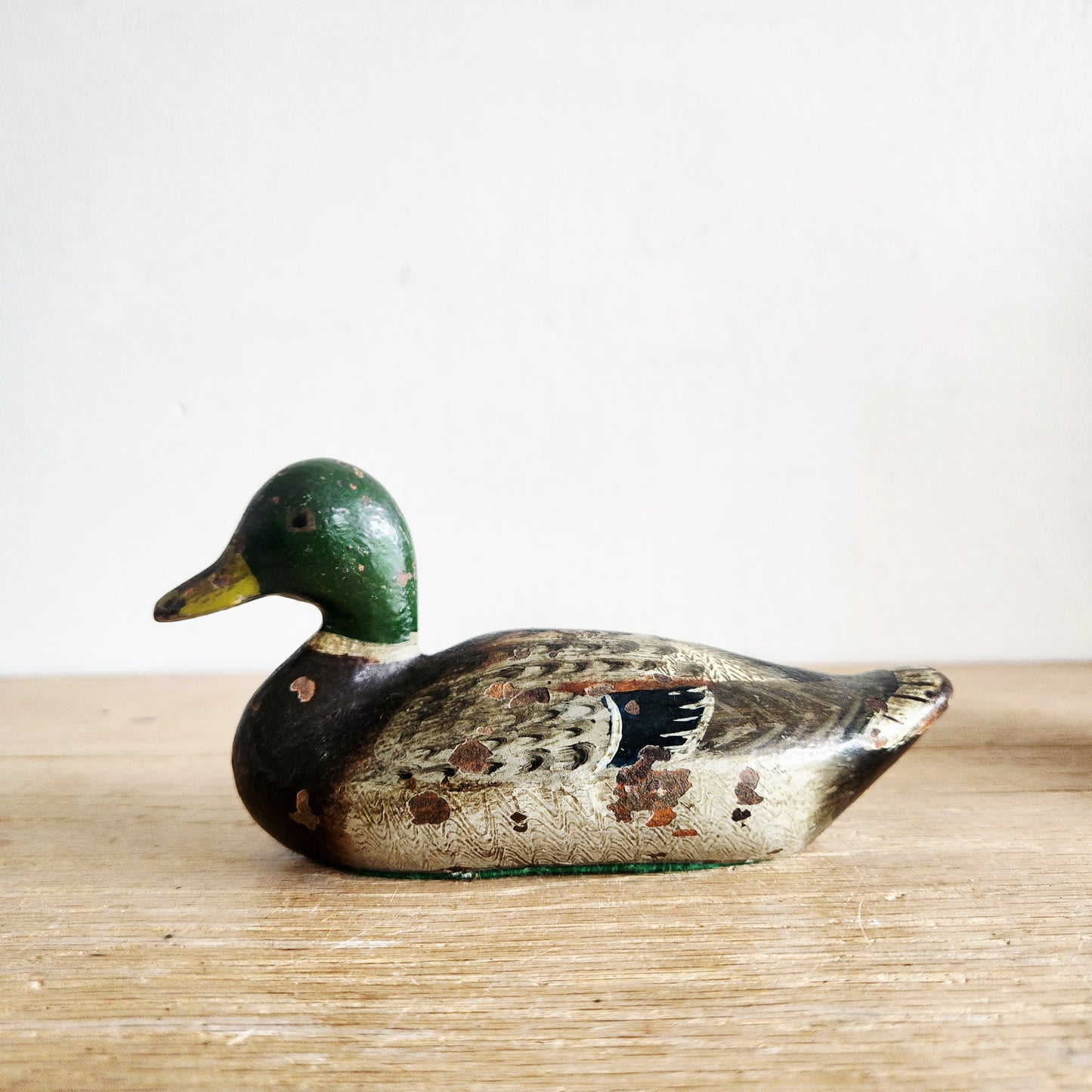 Vintage Mallard Duck Doorstop Paperweight