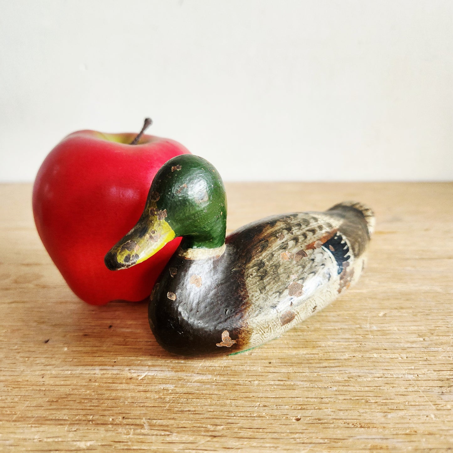 Vintage Mallard Duck Doorstop Paperweight