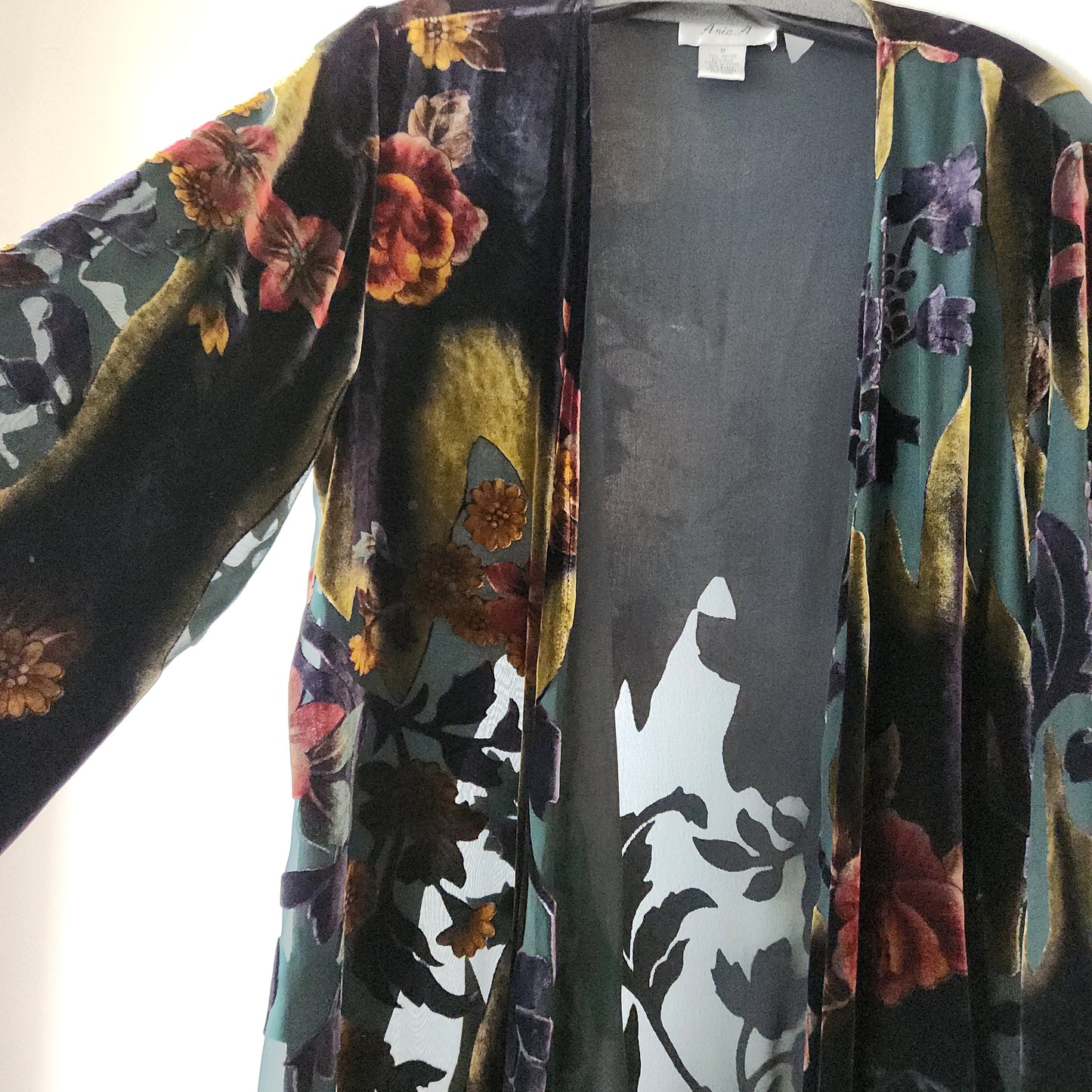 Ania A Velvet Burnout Top - M