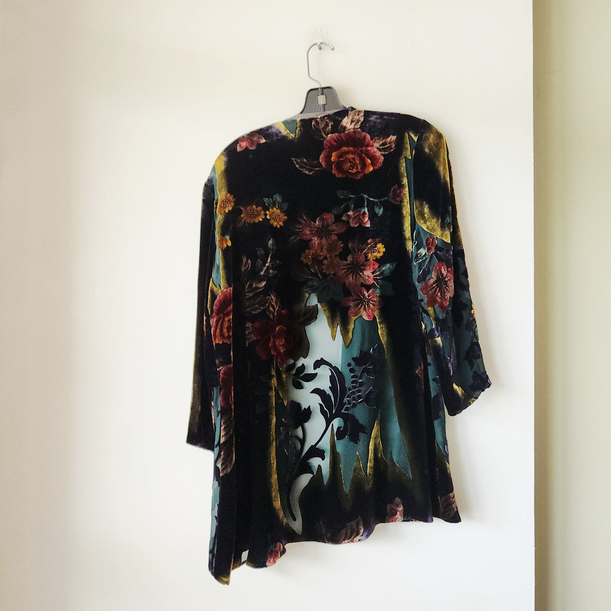 Ania A Velvet Burnout Top - M