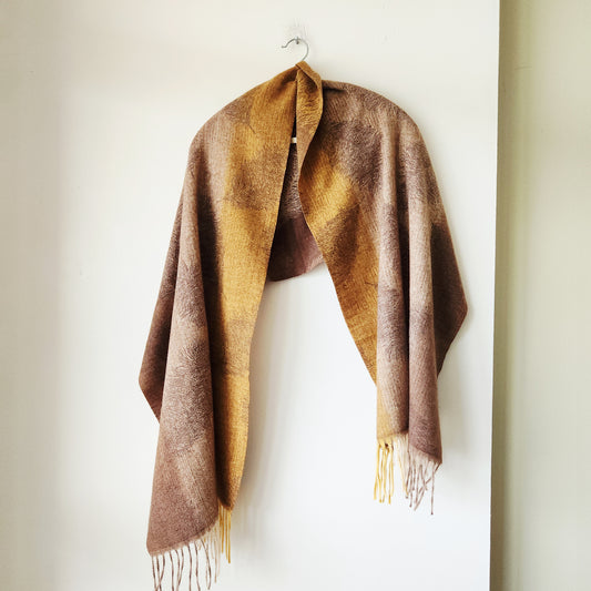 PureJill Leaf Motif Scarf