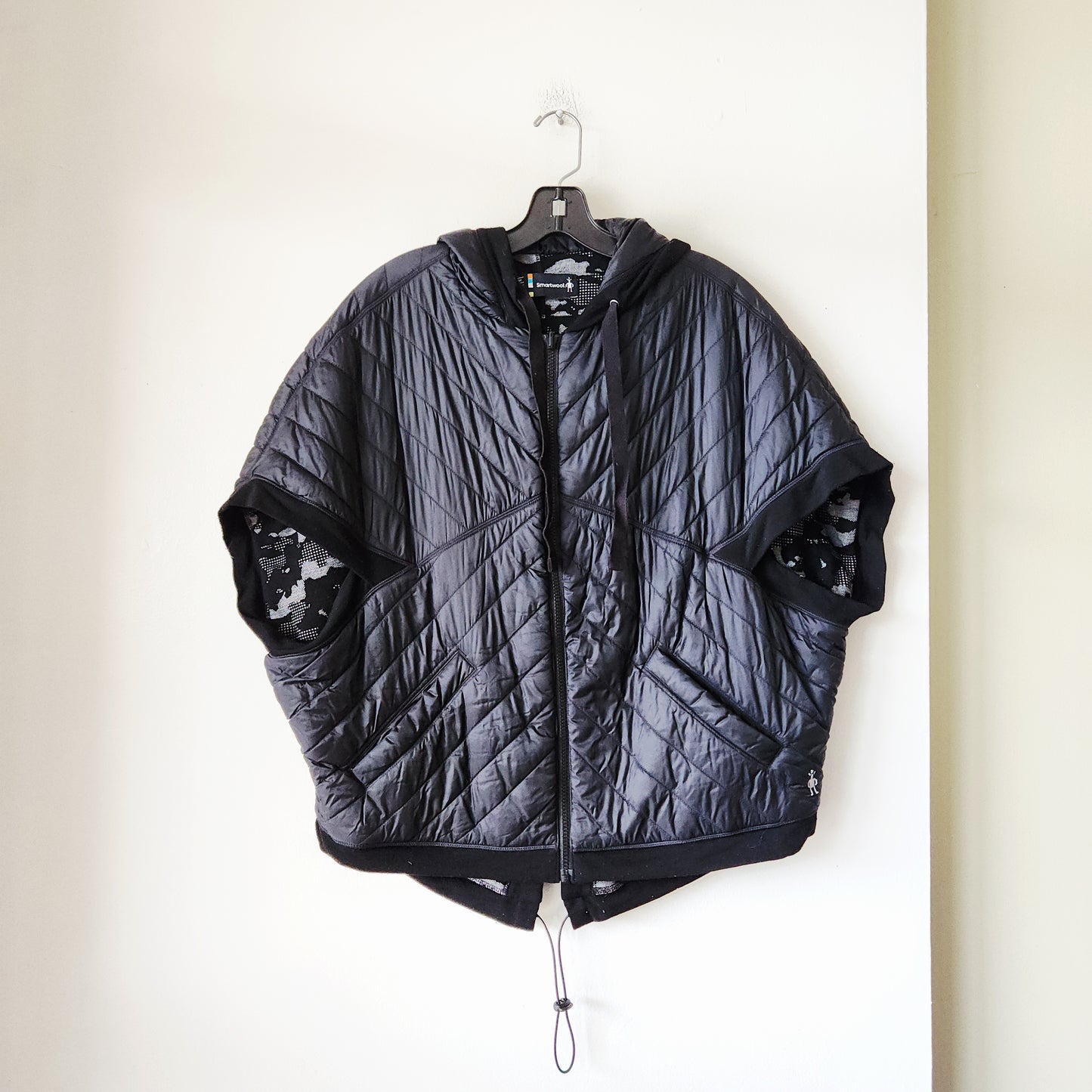 SmartWool Quilted Zip Up Cocoon Jacket with Hood - S/M