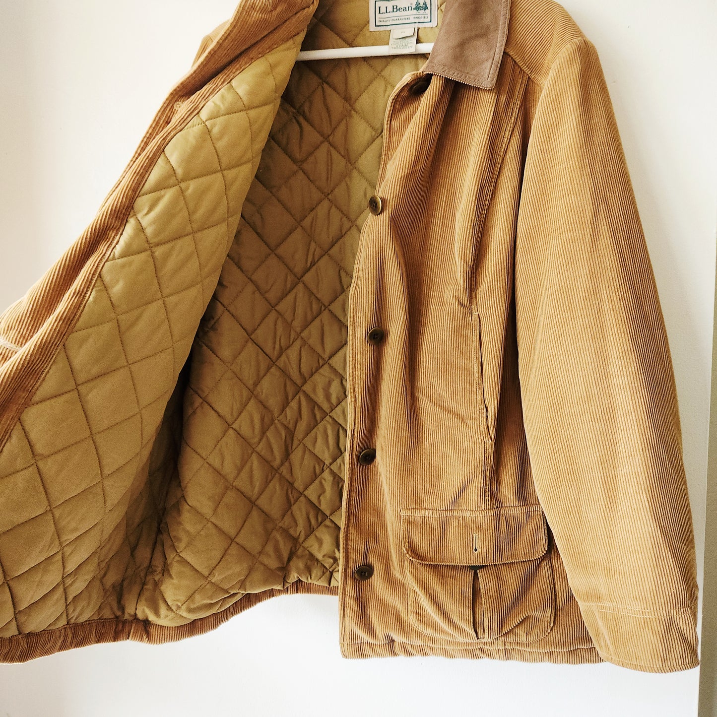 LL Bean Corduroy Insulated Barn Jacket - 1X