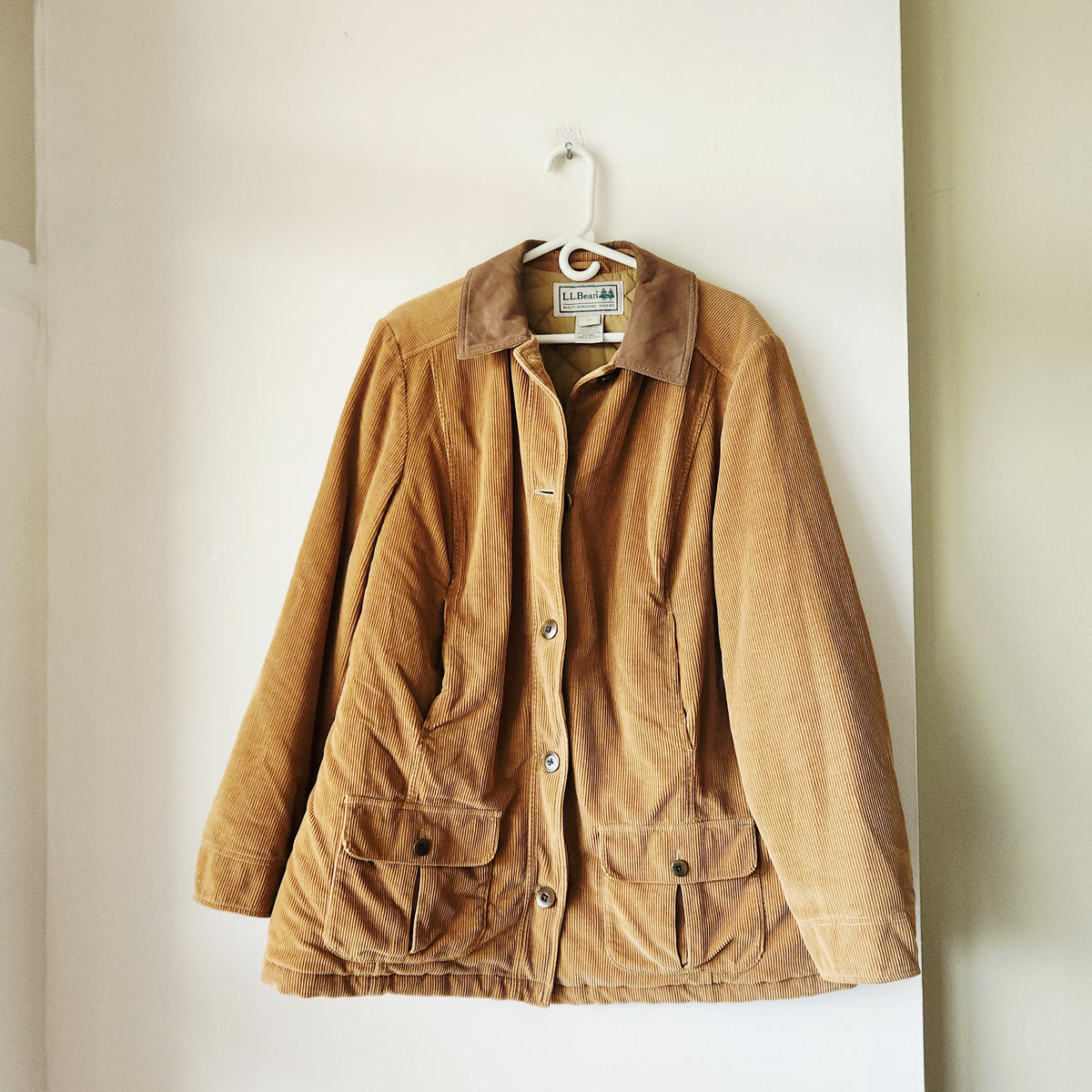 LL Bean Corduroy Insulated Barn Jacket - 1X