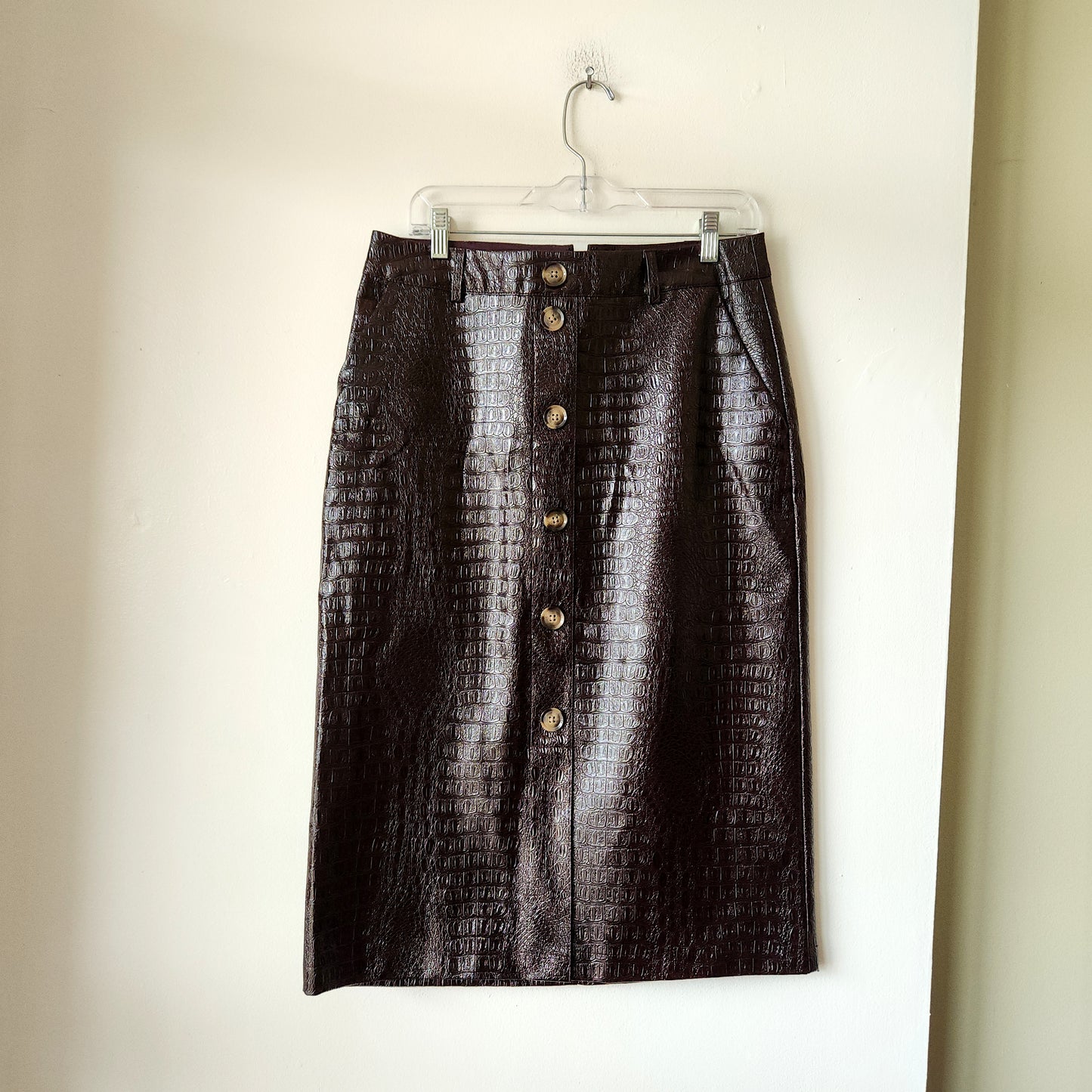Rachel Comey x Target Faux Crocodile Pencil Skirt - size 10