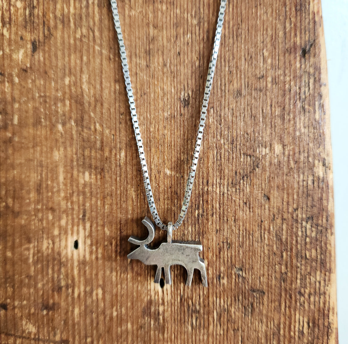 Aarikka Moose Pendant With Sterling Silver Chain