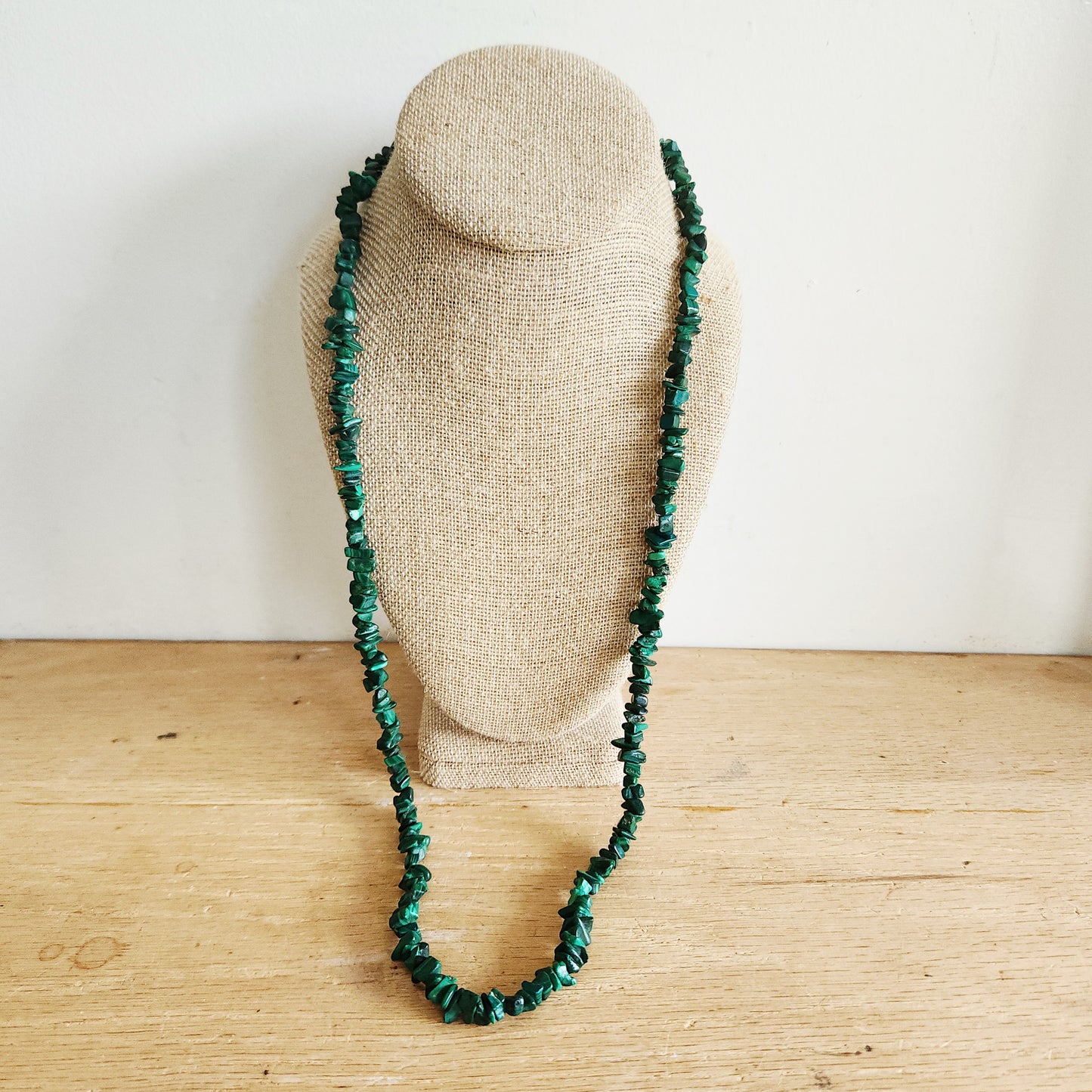 Malachite Bead Necklace