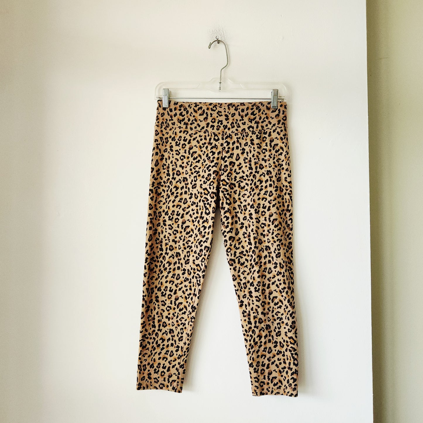 J Crew Factory Leopard Print Crop Leggings - M