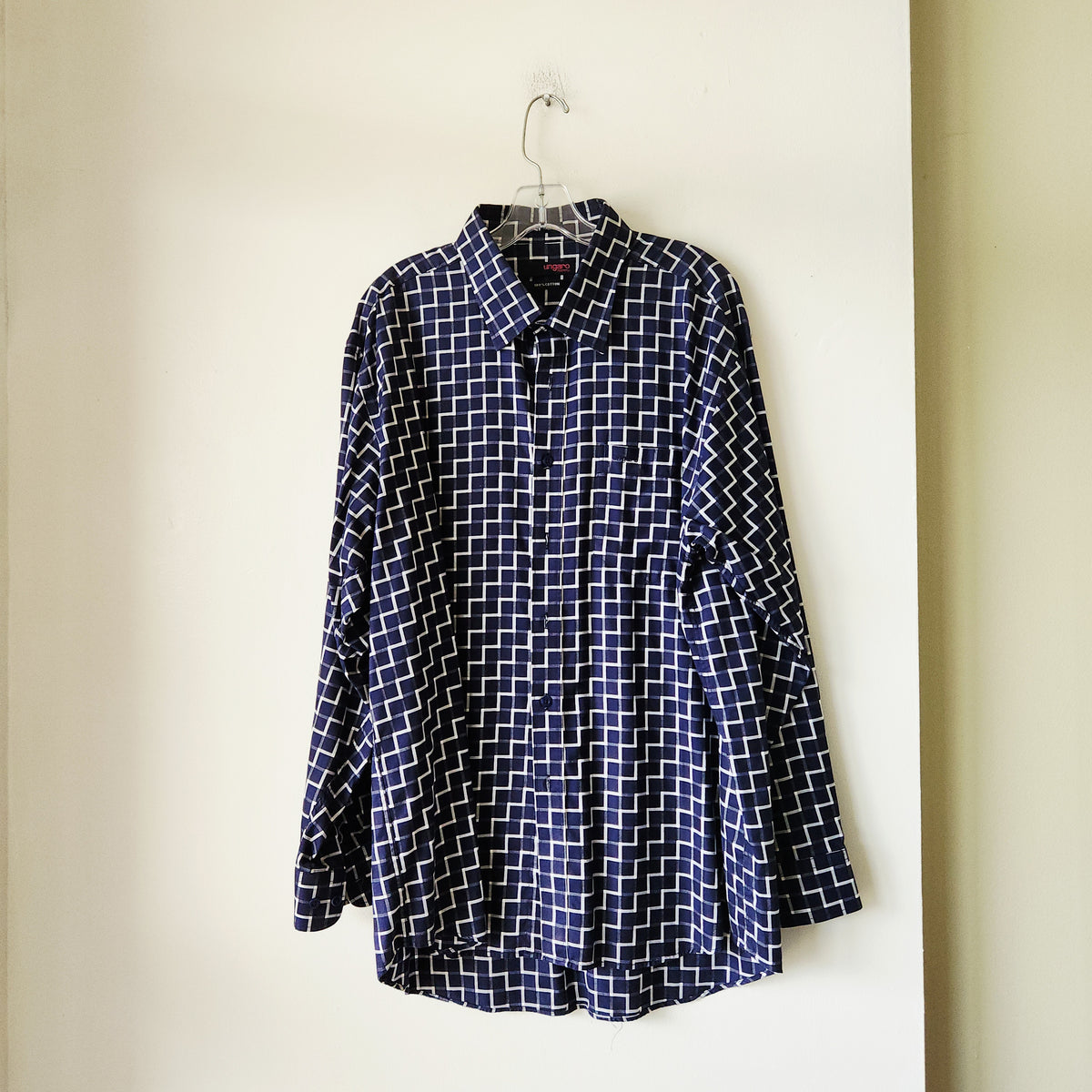 Ungaro Homme 100% Cotton Button Up Shirt - XXL