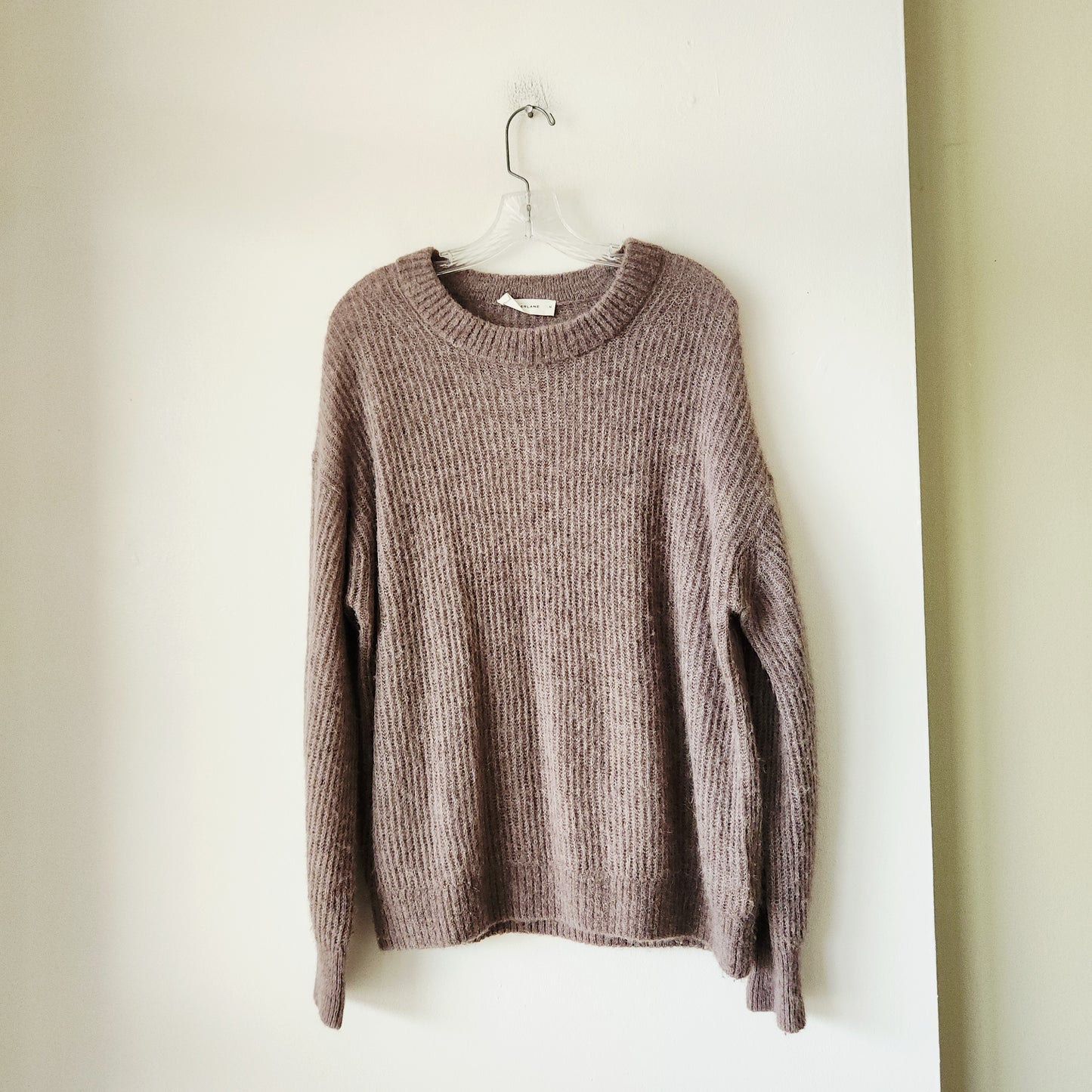 Everlane Alpaca Blend Rib Knit Sweater - M