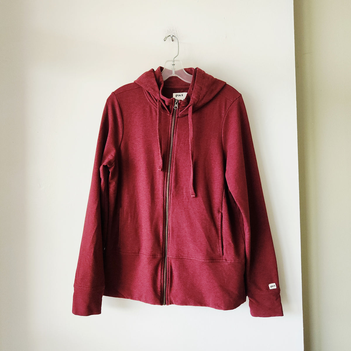 Pact Organic Cotton Zip Up Hoodie - L