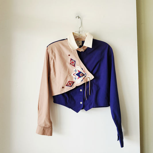 1849 Authetic Ranch Wear Crop Fit Shirt - S