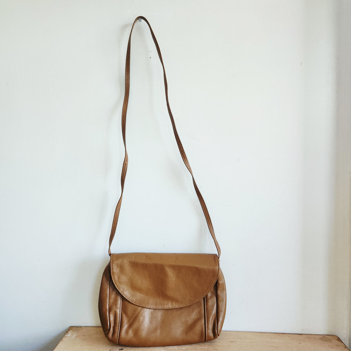 Vintage Toni Leather Crossbody Purse