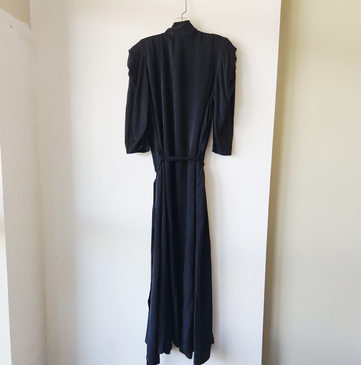 Vintage Judith Fine Black Robe - approx S/M