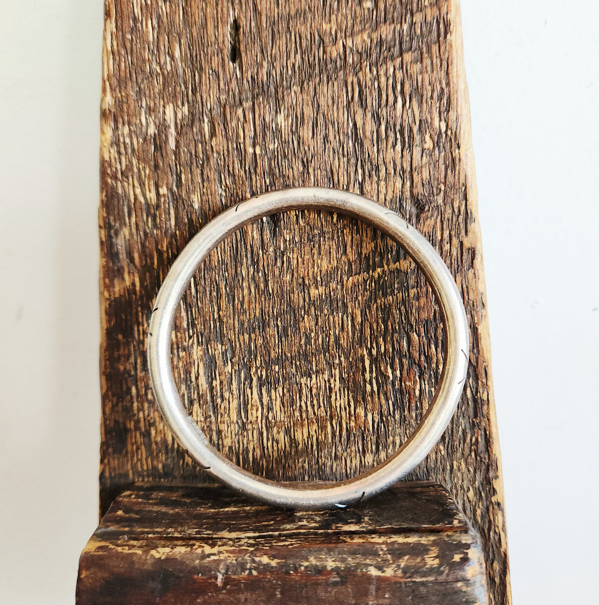 Silvertone Bangle - Mexico