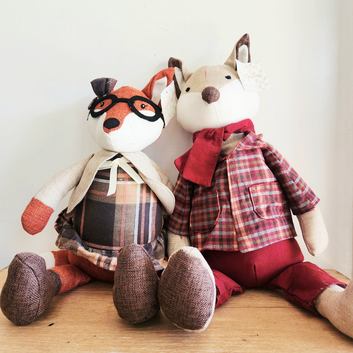 Loving Kindness Weighted Stuff Animals w Tags Set of 2