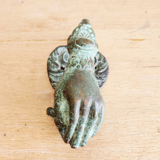 Antique French Cast Iron Door Knocker