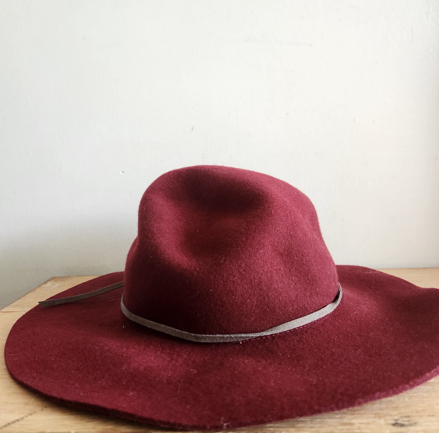 San Diego Hat Co. Womens One Size Burgundy 100% Wool