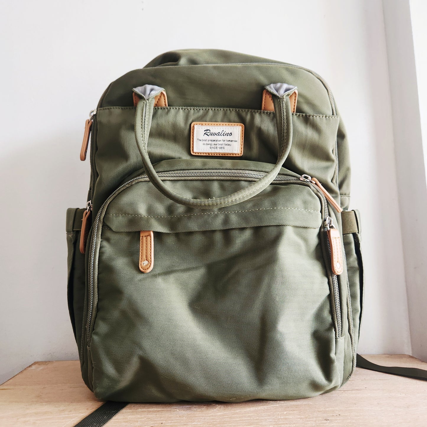 Ruvalino Diaper Bag Backpack Army Green