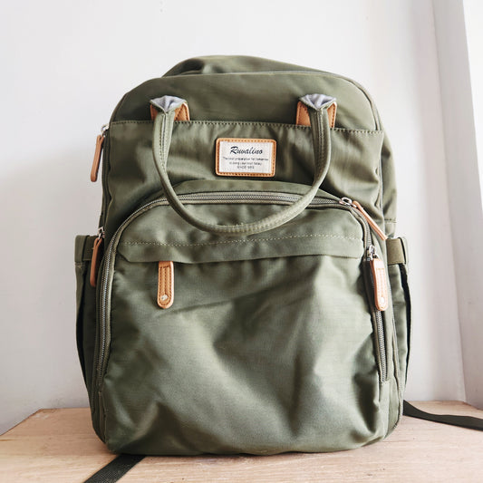 Ruvalino Diaper Bag Backpack Army Green