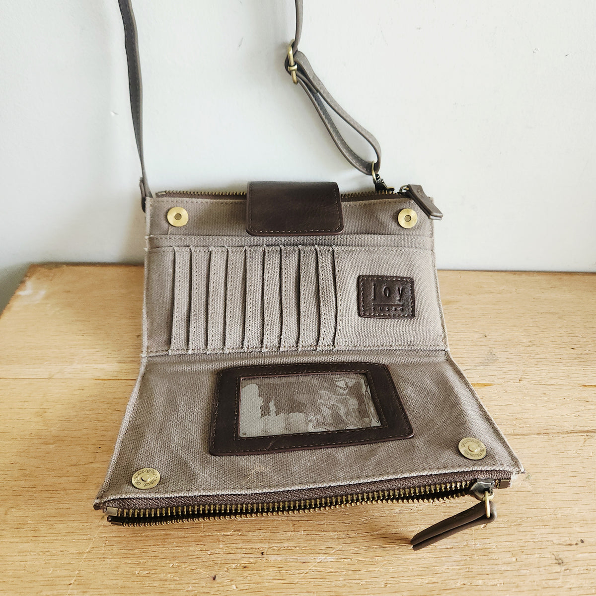 Joy Susan Vegan Leather Crossbody Wallet