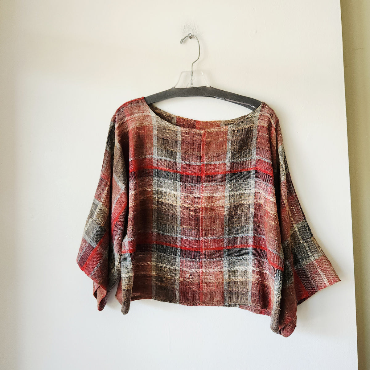 Vintage Thermo Jac Open Weave Boxy Fit Top - size 9/10