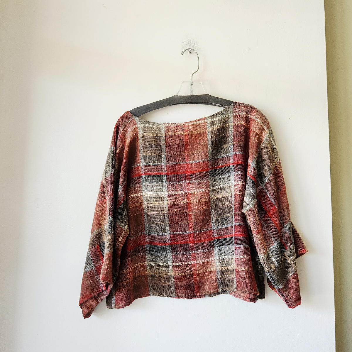 Vintage Thermo Jac Open Weave Boxy Fit Top - size 9/10
