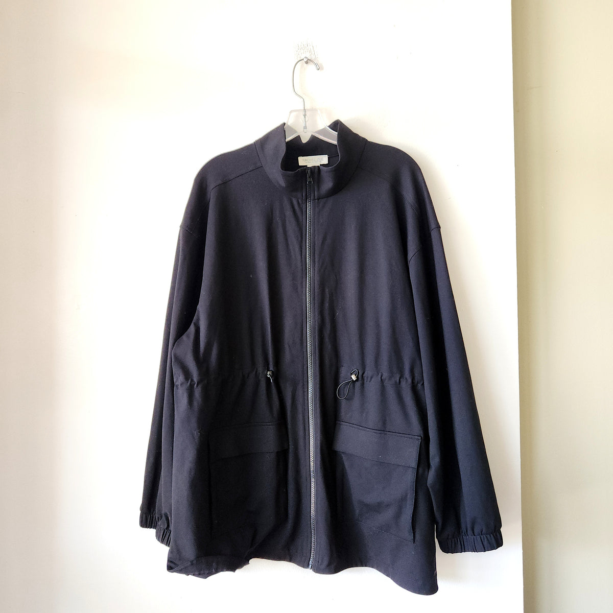 Rachel Zoe Jersey Jacket with Drawstring Waist - 2X