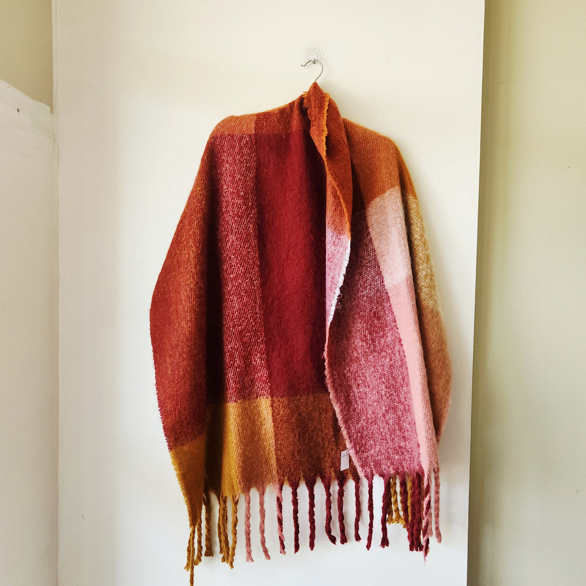 American Eagle Fall Colors Blanket Scarf - New